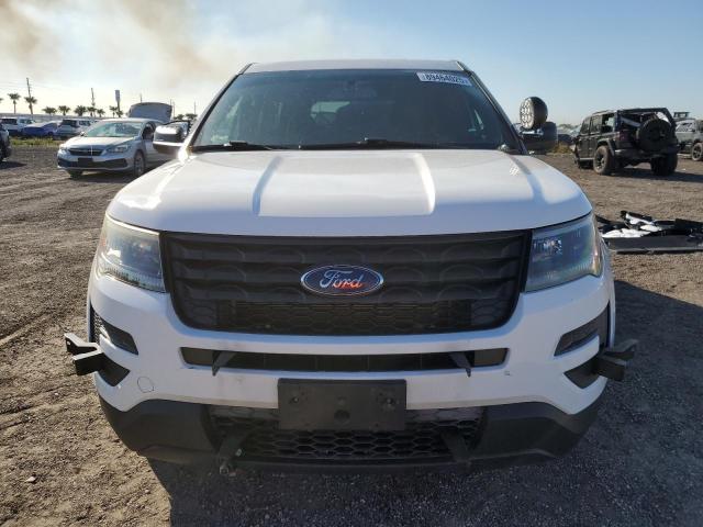 1FM5K8AR0KGB46125 - 2019 FORD EXPLORER POLICE INTERCEPTOR Blanco foto 5