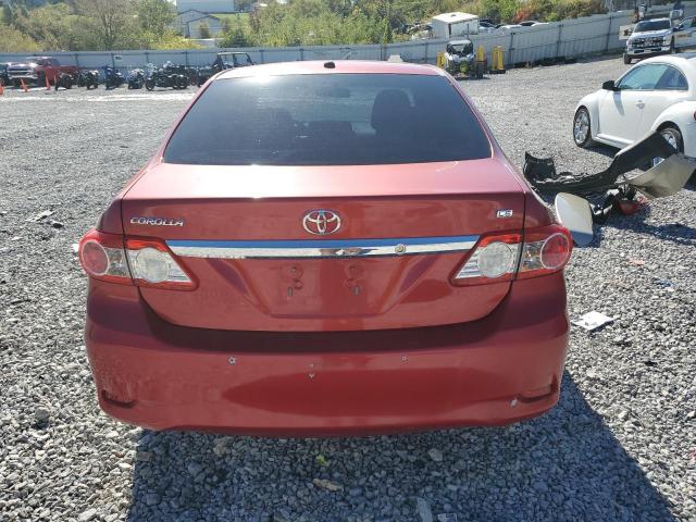 2T1BU4EE8BC721233 - 2011 TOYOTA COROLLA BASE Қызыл фото 6