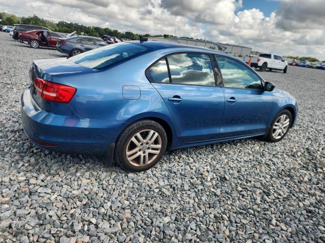 3VW2K7AJ2FM210279 - 2015 VOLKSWAGEN JETTA BASE BLUE photo 3