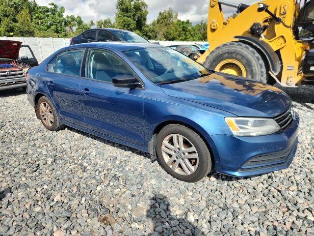 3VW2K7AJ2FM210279 - 2015 VOLKSWAGEN JETTA BASE BLUE photo 4