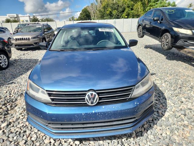 3VW2K7AJ2FM210279 - 2015 VOLKSWAGEN JETTA BASE BLUE photo 5