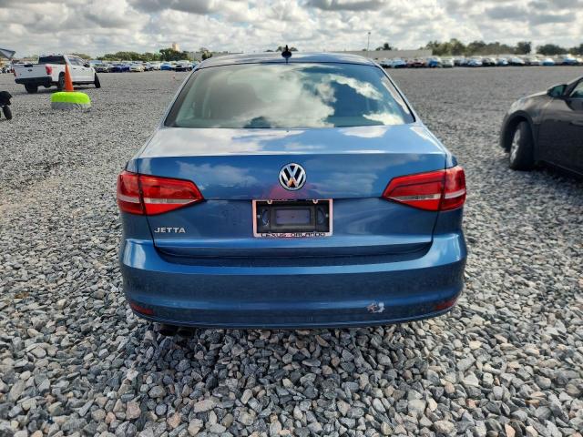 3VW2K7AJ2FM210279 - 2015 VOLKSWAGEN JETTA BASE BLUE photo 6