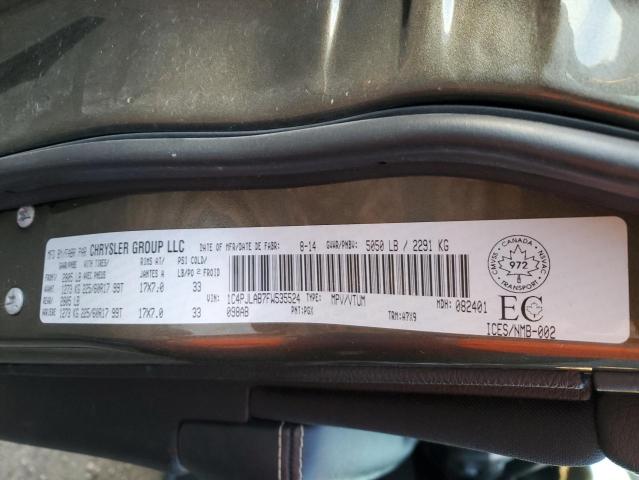 1C4PJLAB7FW535524 - 2015 JEEP CHEROKEE SPORT GREEN photo 13