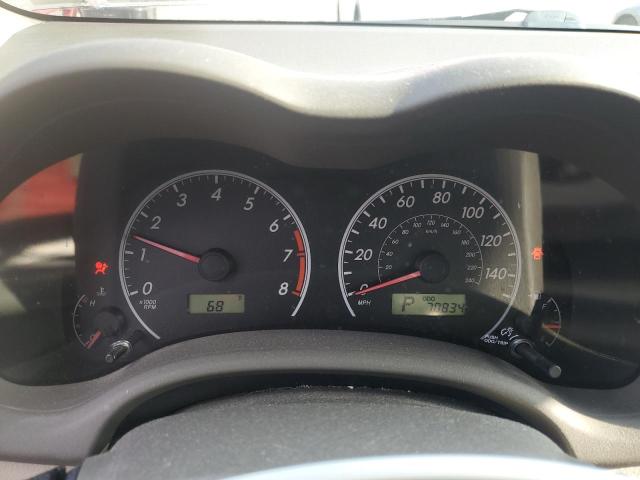 2T1BU4EE8AC374615 - 2010 TOYOTA COROLLA BASE 勃艮第红 照片 9