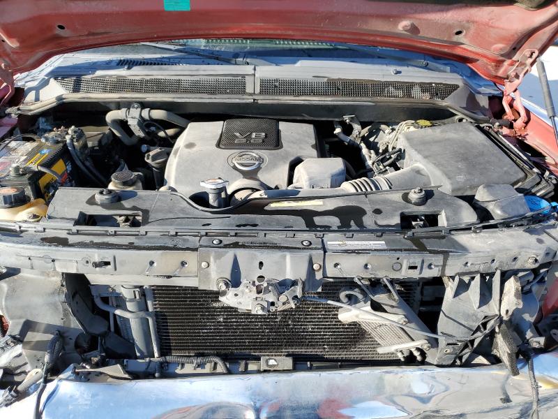 1N6BA0EDXFN501813 - 2015 NISSAN TITAN S 红色 照片 11