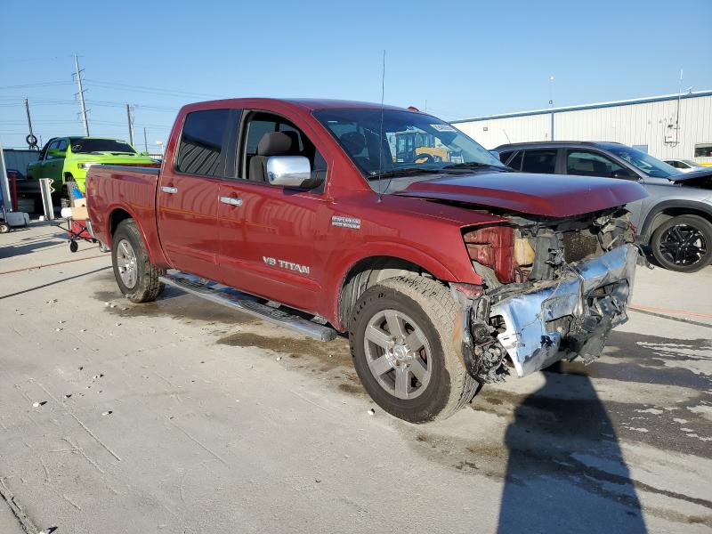 1N6BA0EDXFN501813 - 2015 NISSAN TITAN S 红色 照片 4