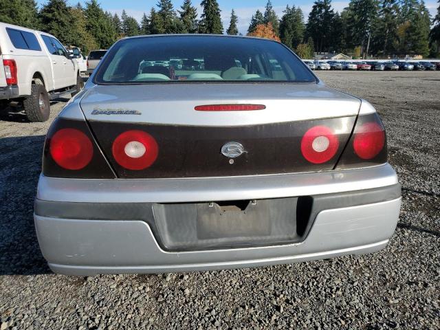 2G1WF52E549365602 - 2004 CHEVROLET IMPALA ვერცხლისფერი ფოტო 6