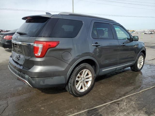 1FM5K7D85HGA61786 - 2017 FORD EXPLORER XLT GRAY photo 3