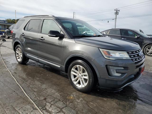 1FM5K7D85HGA61786 - 2017 FORD EXPLORER XLT GRAY photo 4