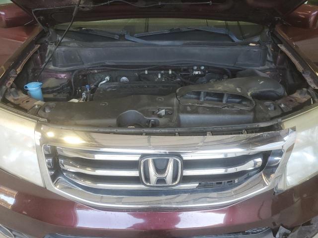 5FNYF4H54DB084713 - 2013 HONDA PILOT EXL 勃艮第红 照片 12