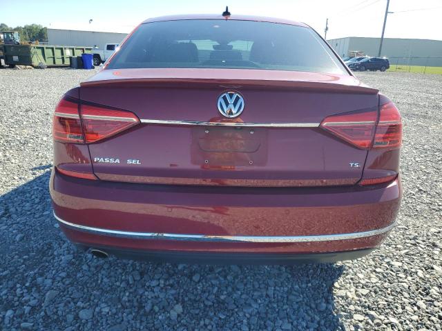 1VWCS7A33GC063785 - 2016 VOLKSWAGEN PASSAT SEL Czerwony zdjęcie 6