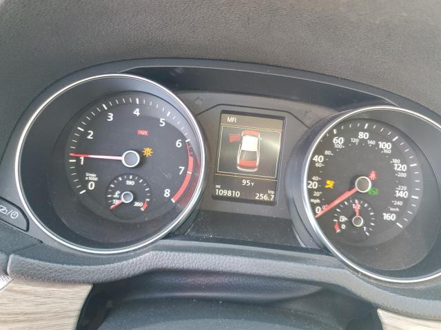 1VWCS7A33GC063785 - 2016 VOLKSWAGEN PASSAT SEL Czerwony zdjęcie 9