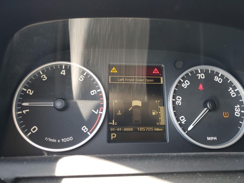 SALSF2D49BA289837 - 2011 LAND ROVER RANGE ROVE HSE BLACK photo 9