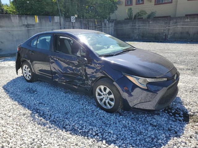 5YFEPMAE9MP265241 - 2021 TOYOTA COROLLA LE BLUE photo 4