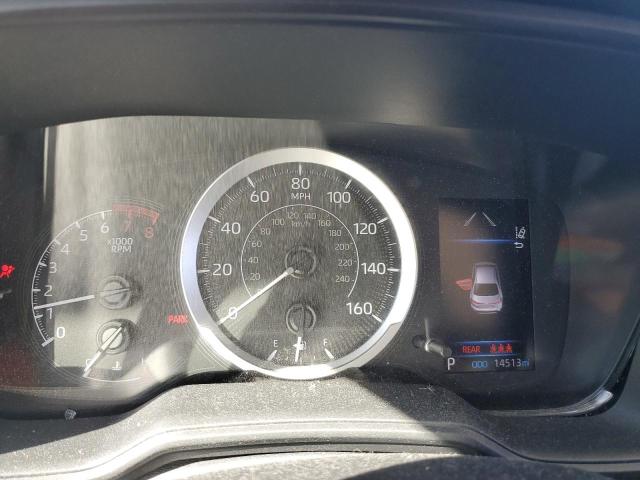 5YFEPMAE9MP265241 - 2021 TOYOTA COROLLA LE BLUE photo 9