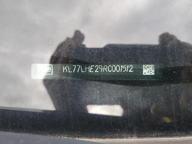 KL77LHE29RC001512 - 2024 CHEVROLET TRAX 1LT BLACK photo 13