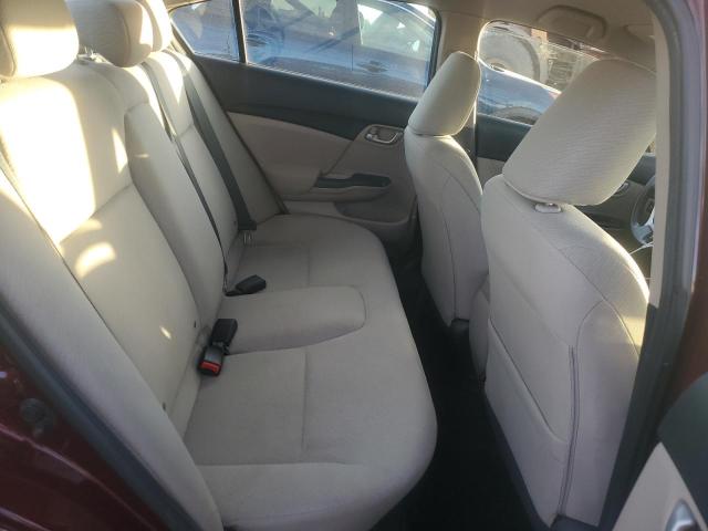 2HGFB2F59DH583335 - 2013 HONDA CIVIC LX MAROON photo 10