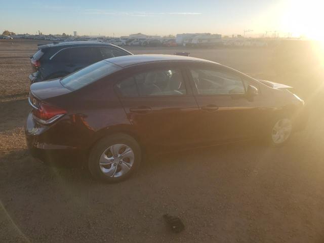 2HGFB2F59DH583335 - 2013 HONDA CIVIC LX MAROON photo 3