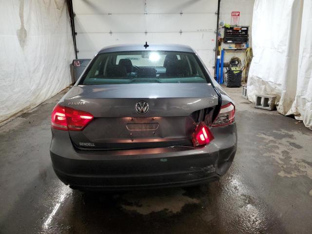 1VWBP7A30CC045574 - 2012 VOLKSWAGEN PASSAT SE GRAY photo 6