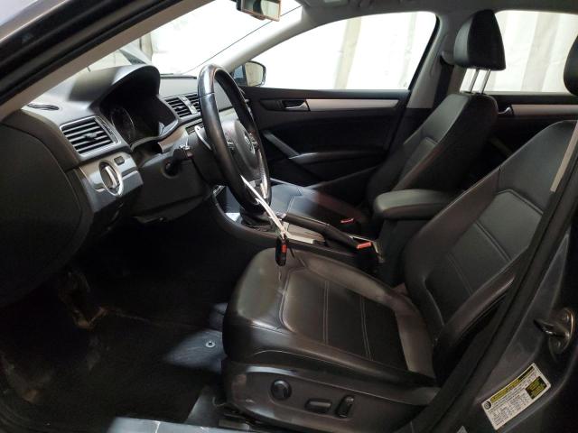 1VWBP7A30CC045574 - 2012 VOLKSWAGEN PASSAT SE GRAY photo 7