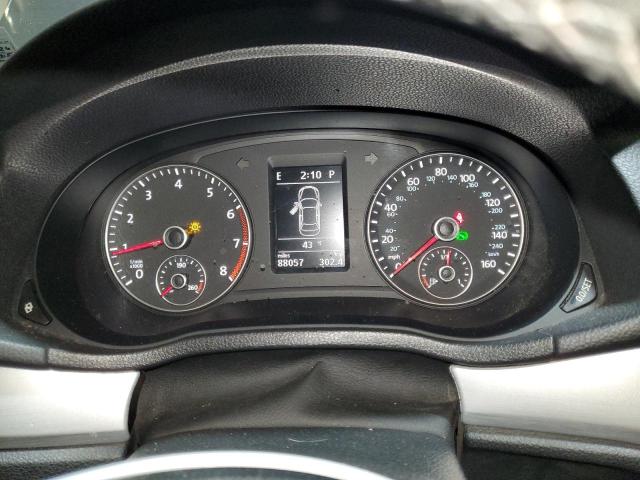 1VWBP7A30CC045574 - 2012 VOLKSWAGEN PASSAT SE GRAY photo 9