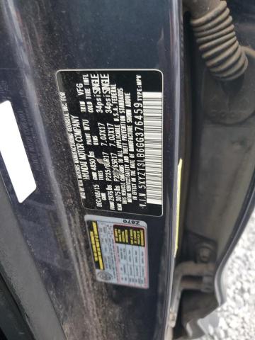 5XYZT3LB6GG376459 - 2016 HYUNDAI SANTA FE S 蓝色 照片 13