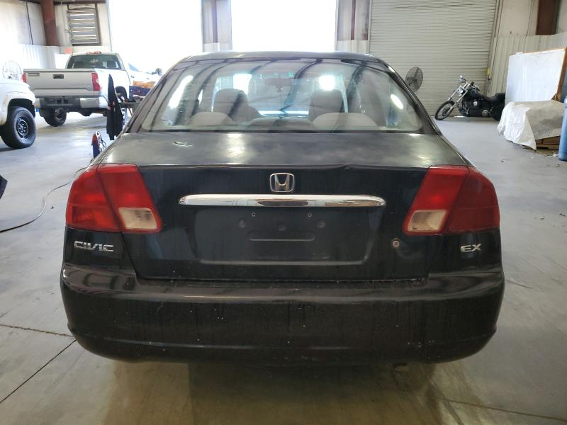 2HGES26782H549610 - 2002 HONDA CIVIC EX BLACK photo 6