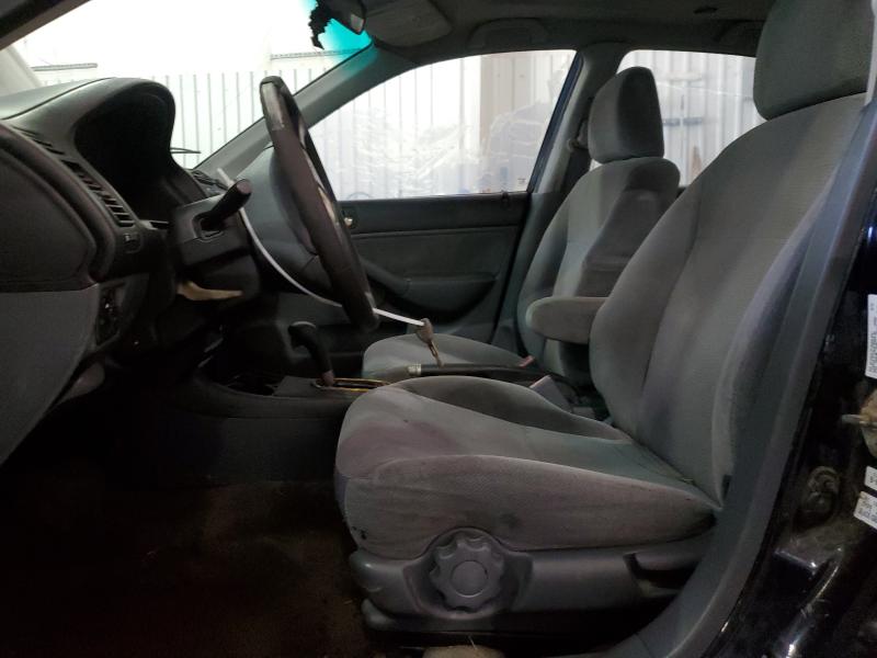 2HGES26782H549610 - 2002 HONDA CIVIC EX BLACK photo 7