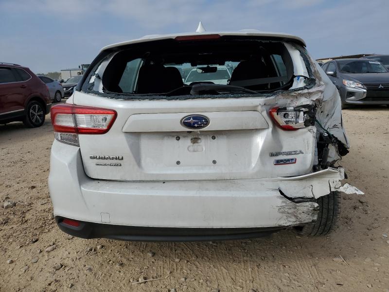 4S3GTAM65K3721863 - 2019 SUBARU IMPREZA SPORT Սպիտակ լուսանկար 6