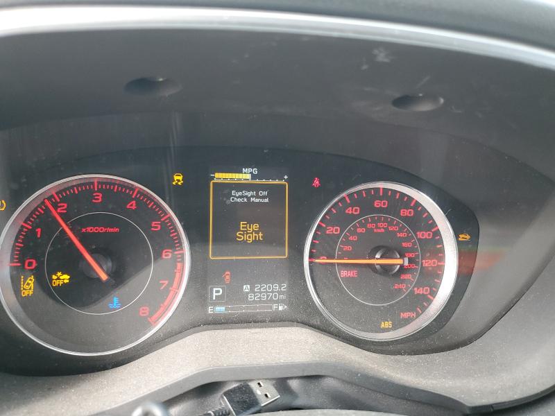 4S3GTAM65K3721863 - 2019 SUBARU IMPREZA SPORT Սպիտակ լուսանկար 9