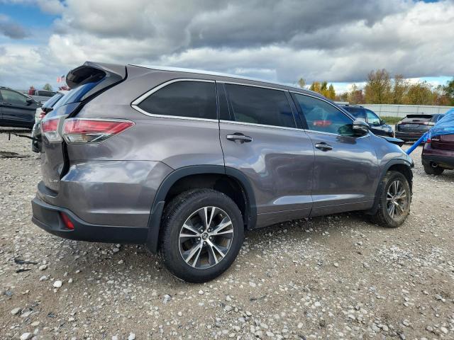 5TDJKRFH0GS322998 - 2016 TOYOTA HIGHLANDER XLE GRAY photo 3