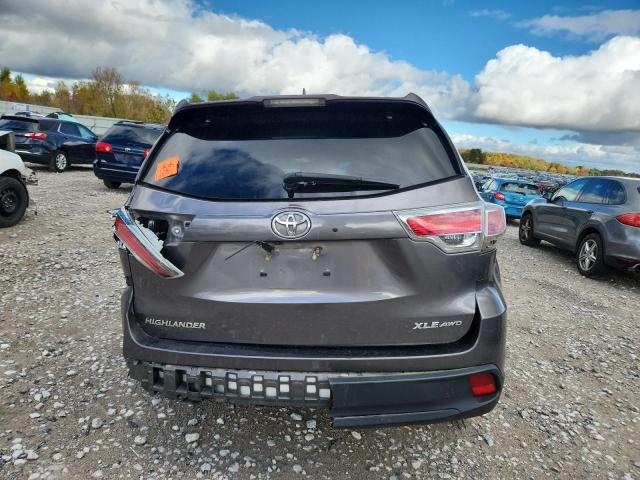 5TDJKRFH0GS322998 - 2016 TOYOTA HIGHLANDER XLE GRAY photo 6