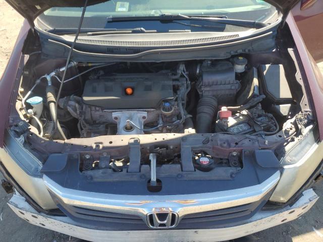 2HGFB2F81CH572421 - 2012 HONDA CIVIC EX Burgund zdjęcie 11