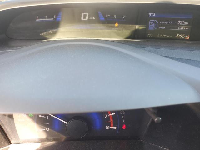 2HGFB2F81CH572421 - 2012 HONDA CIVIC EX Burgund zdjęcie 9