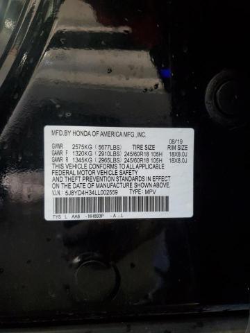 5J8YD4H34LL002559 - 2020 ACURA MDX BLACK photo 13
