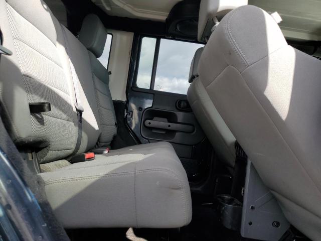 1J4GA59158L550738 - 2008 JEEP WRANGLER U SAHARA BLUE photo 10