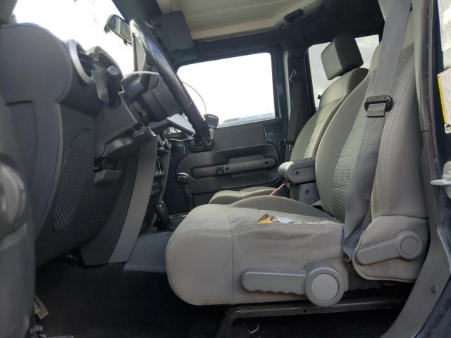 1J4GA59158L550738 - 2008 JEEP WRANGLER U SAHARA BLUE photo 7