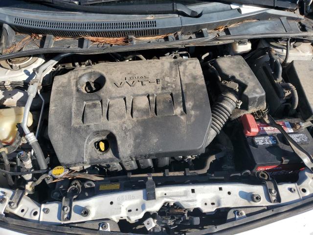 2T1BU4EE6CC823258 - 2012 TOYOTA COROLLA BASE WHITE photo 11