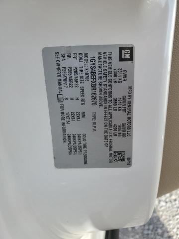 1GYS4BEFXBR162670 - 2011 CADILLAC ESCALADE LUXURY Ақ фото 13