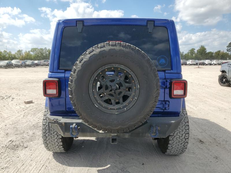 1C4HJXEN5JW215823 - 2018 JEEP WRANGLER U SAHARA BLUE photo 6