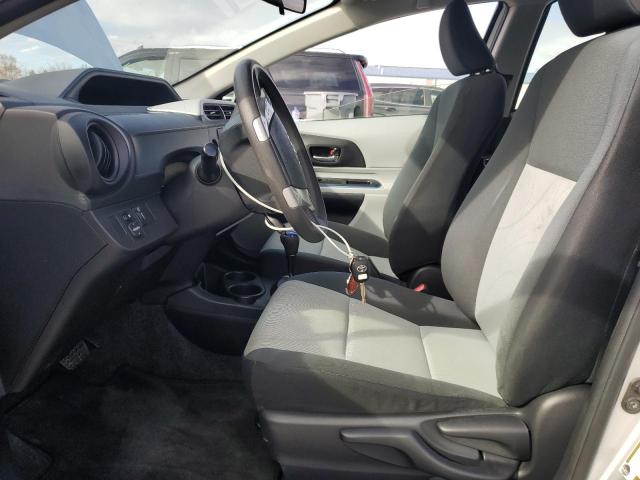 JTDKDTB3XC1527564 - 2012 TOYOTA PRIUS C SILVER photo 7