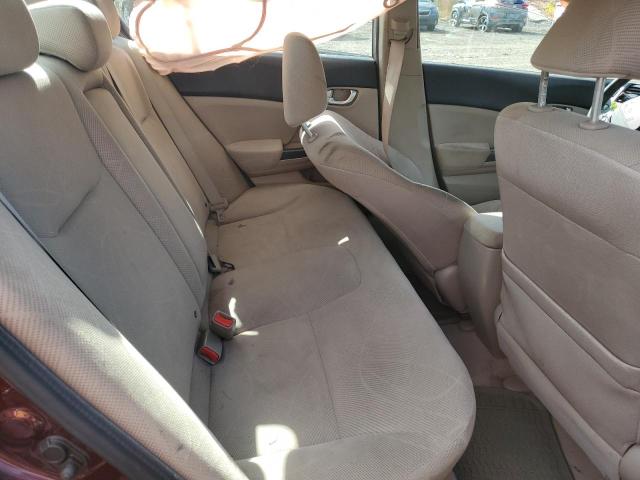 19XFB2F89CE103202 - 2012 HONDA CIVIC EX BURGUNDY photo 10