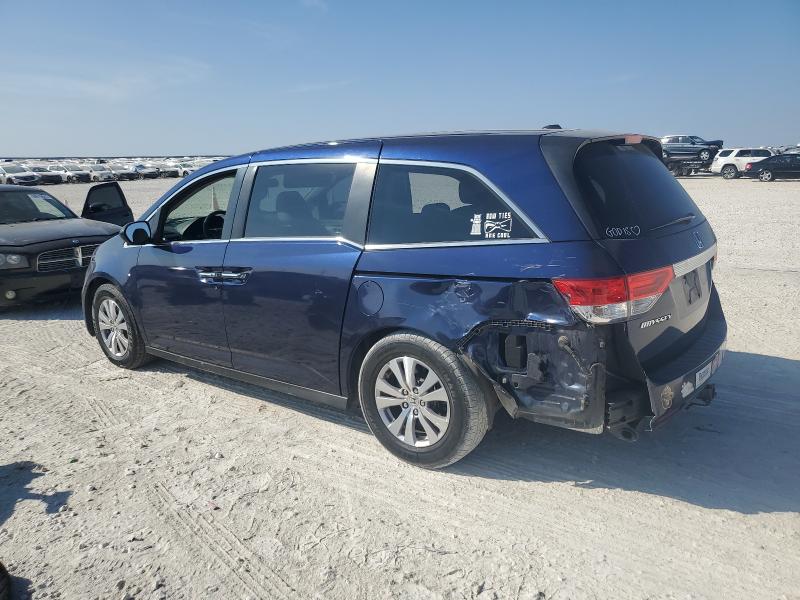 5FNRL5H63FB040961 - 2015 HONDA ODYSSEY EXL BLUE photo 2
