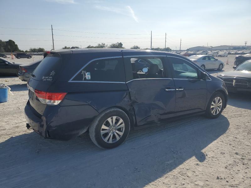 5FNRL5H63FB040961 - 2015 HONDA ODYSSEY EXL BLUE photo 3
