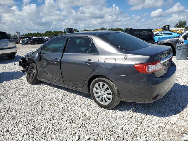 5YFBU4EE9DP199425 - 2013 TOYOTA COROLLA BASE Gris foto 2