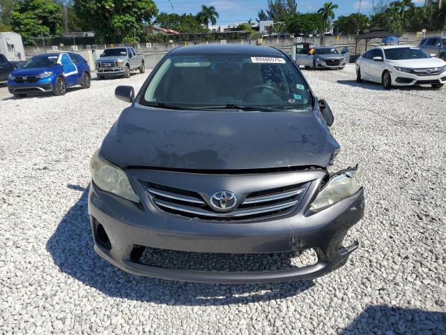 5YFBU4EE9DP199425 - 2013 TOYOTA COROLLA BASE Gris foto 5