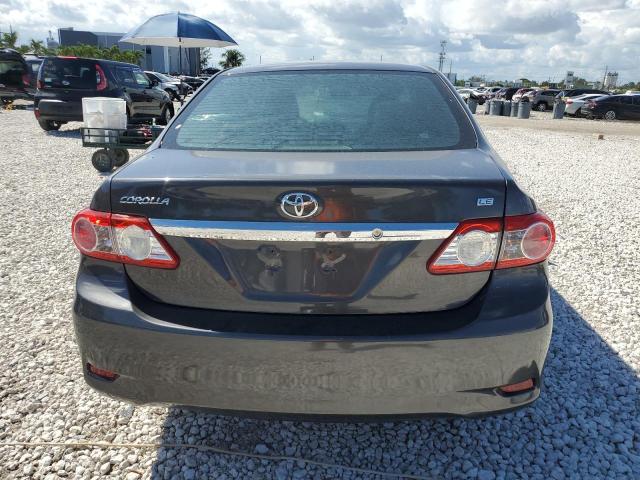 5YFBU4EE9DP199425 - 2013 TOYOTA COROLLA BASE Gris foto 6