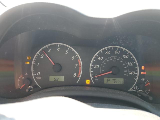 5YFBU4EE9DP199425 - 2013 TOYOTA COROLLA BASE Gris foto 9