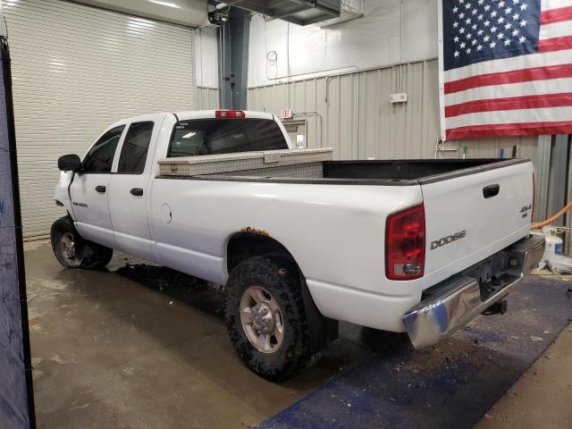 3D7KU28C53G729057 - 2003 DODGE RAM 2500 ST WHITE photo 2