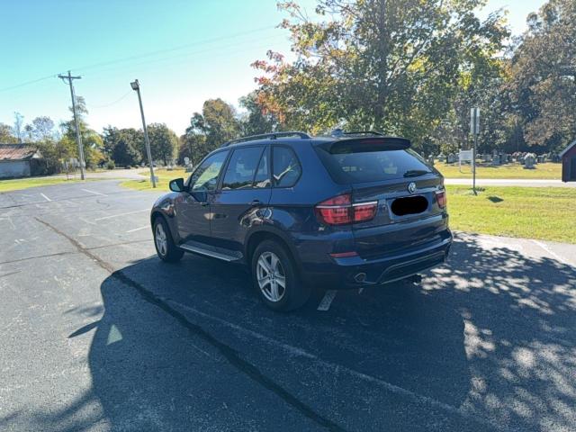 5UXZW0C54CL669466 - 2012 BMW X5 XDRIVE35D BLUE photo 3